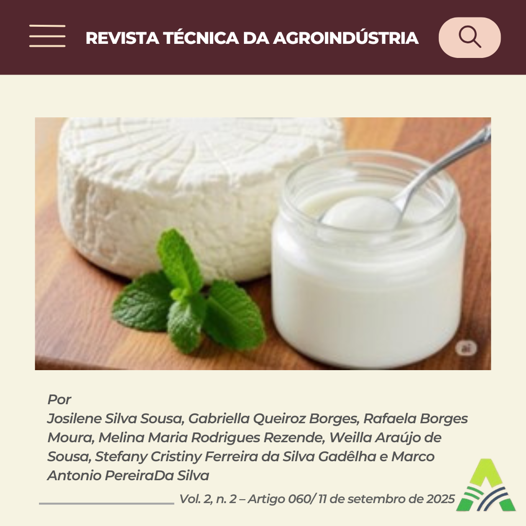 DESENVOLVIMENTO DE IOGURTE ARTESANAL ENRIQUECIDO COM RICOTA E MEL